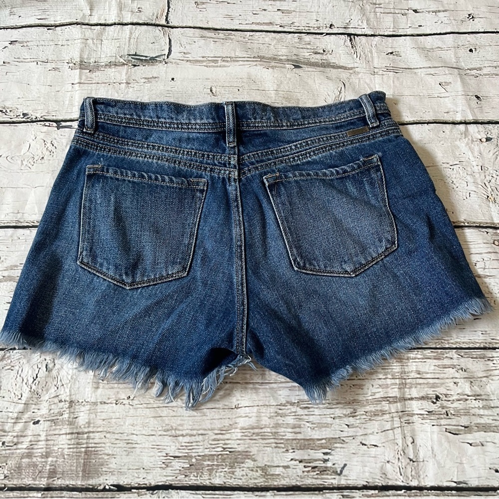 KanCan High Waist Distressed Denim Shorts Size 28 - Picture 11 of 11